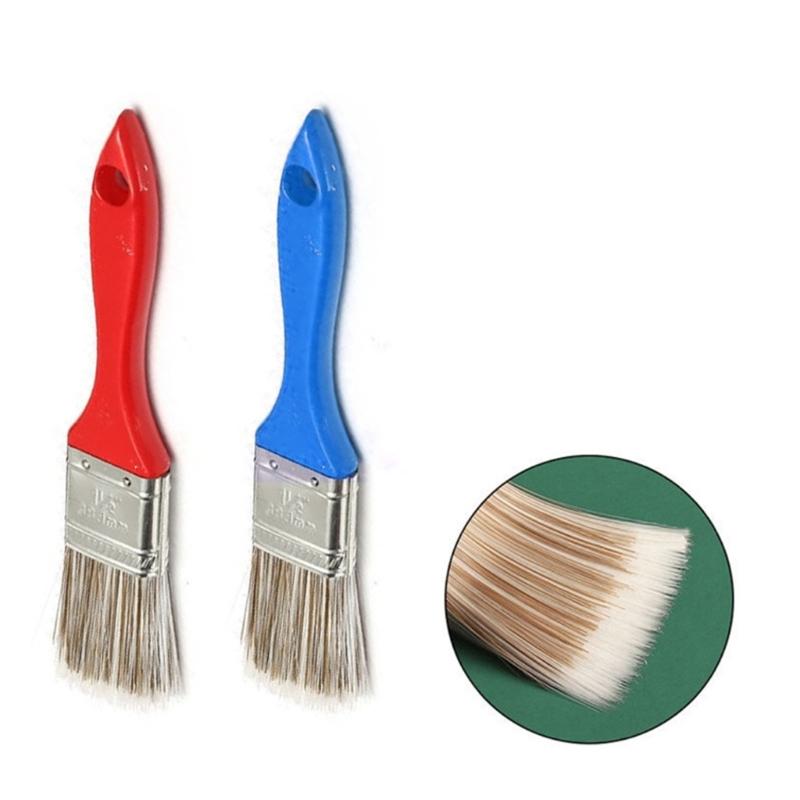 Convenient 2 Pack Paint Brushes Essential Brushes Comfortable Grip Brushes Lightweight Brushes Durable for Neat Edges