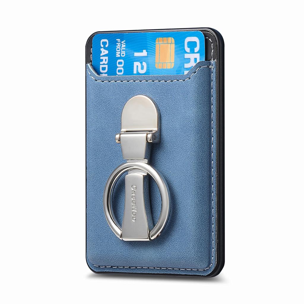 Applicable To Apple 15P Back Sticker Magnetic Magsafe Card Bag Super Magnetic Insert Card Holder Ring Wrist Buckle