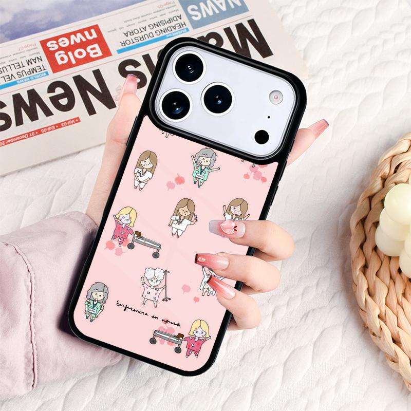Medical Medicine Healthcare Nurse Phone Case For IPhone 17 16e 15 14 13 12 11 Pro Max Air Mini Soft Protective Cover