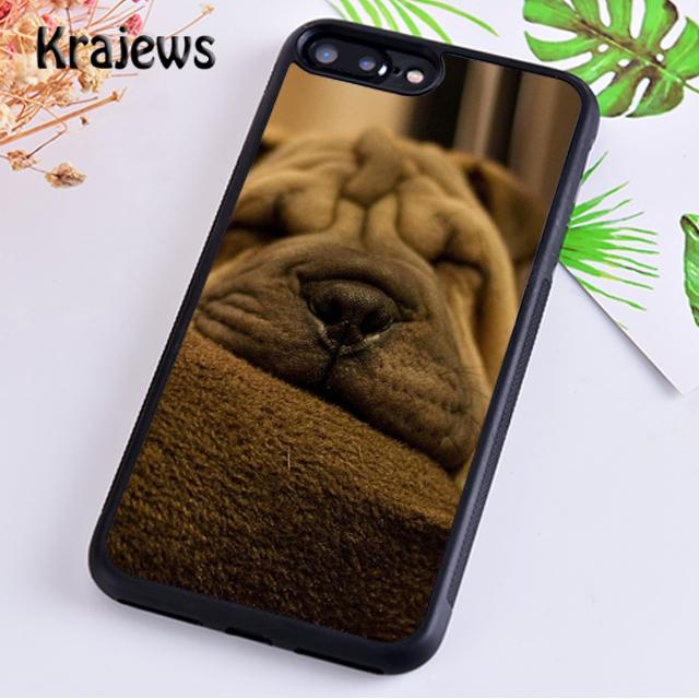 Krajews Canvas Art Shar Pei Mum Best Guard Dogs For iPhone 17 Air 16 Phone Case Cover 15 14 Plus 12 13 Pro Max