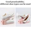6/10/14Pcs Adjustable Double Deck Shoe Stacker Rack Organizer Shoes Slots Durable Space Saver Rack Holder For Cabinet Closet Hot