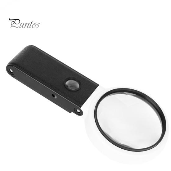 Lupa se stojánkem 6 LED světel Kompatibilní s HD Clarity Dvojitá skleněná čočka na čtení odolná proti poškrábání