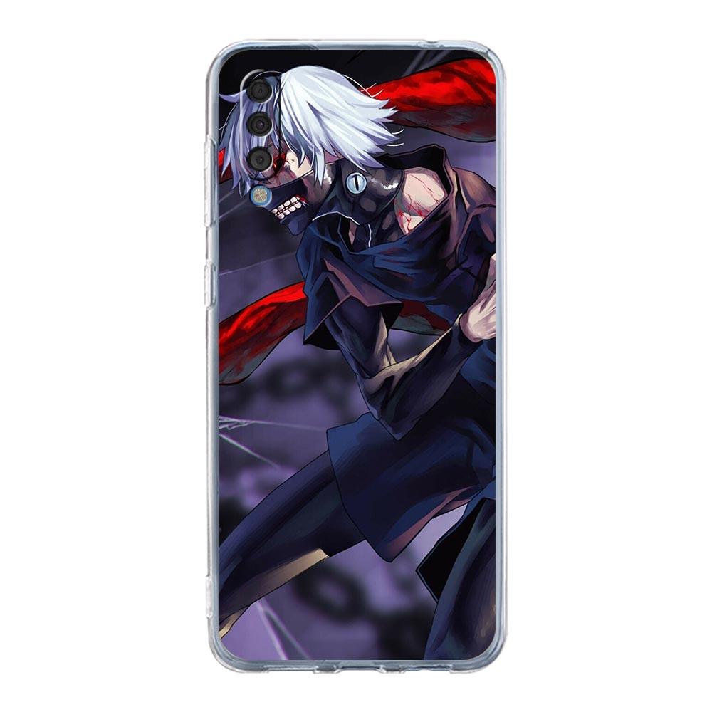 

Чехол для телефона с изображением аниме «Токийский гуль» для Samsung Galaxy A12 A50 A70 A20 A30 A40 A20E A10 A10S A20S A02S A22 A32 A52S A72 5G, прозрачный чехол Samsung A10