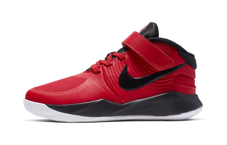 

Nike Team Hustle D 9 FlyEase Slip Resistant Abrasion Resistant Mid top Basketball Shoes Red Black BV2951-600 28