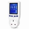 Plug Power Meter Energy Monitor Electricity Usage Volt Amps Watt kWh Consumption