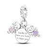 925 Silver Charms Glow-in-the-dark Bulb Firefly Pendant Dangle Charm Fit Fashion Style Bracelet Pendent Women Jewelry