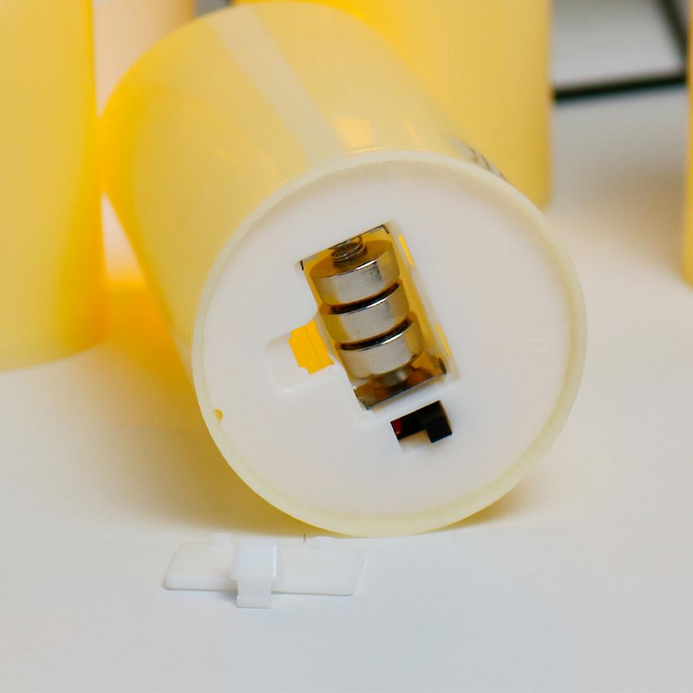 Flickering Flameless Candles 3X Battery Operated Flickering Led Candles With Remote Flameless Wax Pillar Candles Light