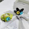 9Pcs Funny Resin Open Finger Ring Cartoon Little Monsters Eyeball Ring Unique Irregular Ring Fashion Jewelry Decoration