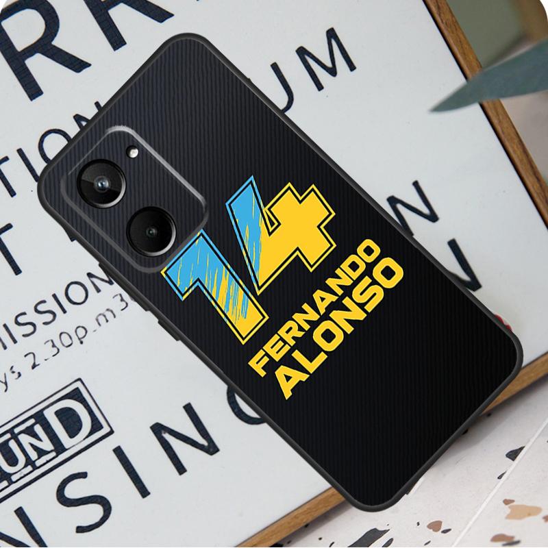 

Фернандо Алонсо Гонки Для Realme C67 C55 C53 C51 C35 C33 C31 C30 C25s C21Y GT Neo 6 GT5 9 10 11 12 Pro Plus Чехол Realme 11 Pro Plus