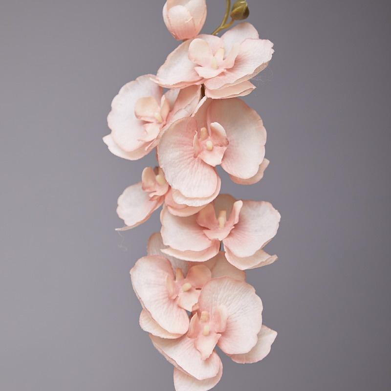 8Heads Butterfly Orchid Artificial Flower Non-woven Fabric Imitation Flower European Style Phalaenopsis Table Flower Hom