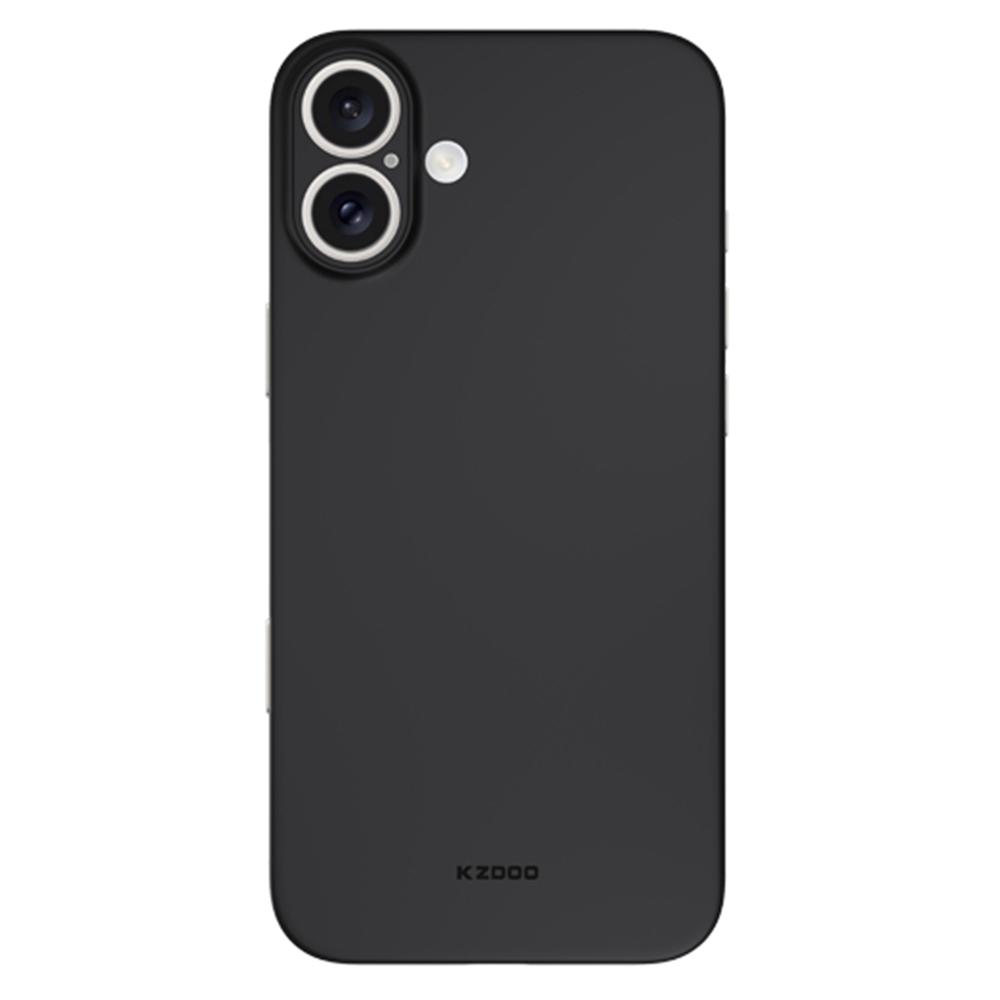 

KZDOO Air Skin Series for iPhone 16 Case Frosted Back Ultra Thin PP Phone Cover Black