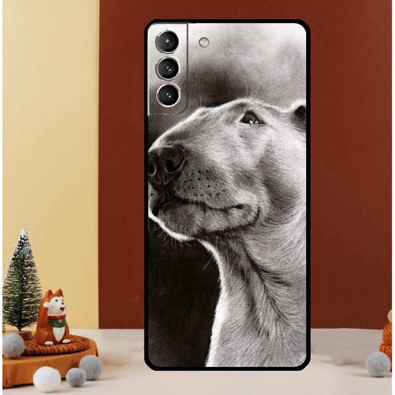 Bullterrier Bull Terrier Dog Case For Samsung Galaxy S24 Ultra S20 S21 FE Note 10 20 Ultra S8 S9 S10 S22 S23 Plus Cover