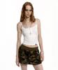 Rough Neck Camo Low-Rise Skirt