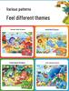 Educational Dinosaur Cartoon Jigsaw Puzzle for Kids Ages 3-6 - Boxed Flat Toy