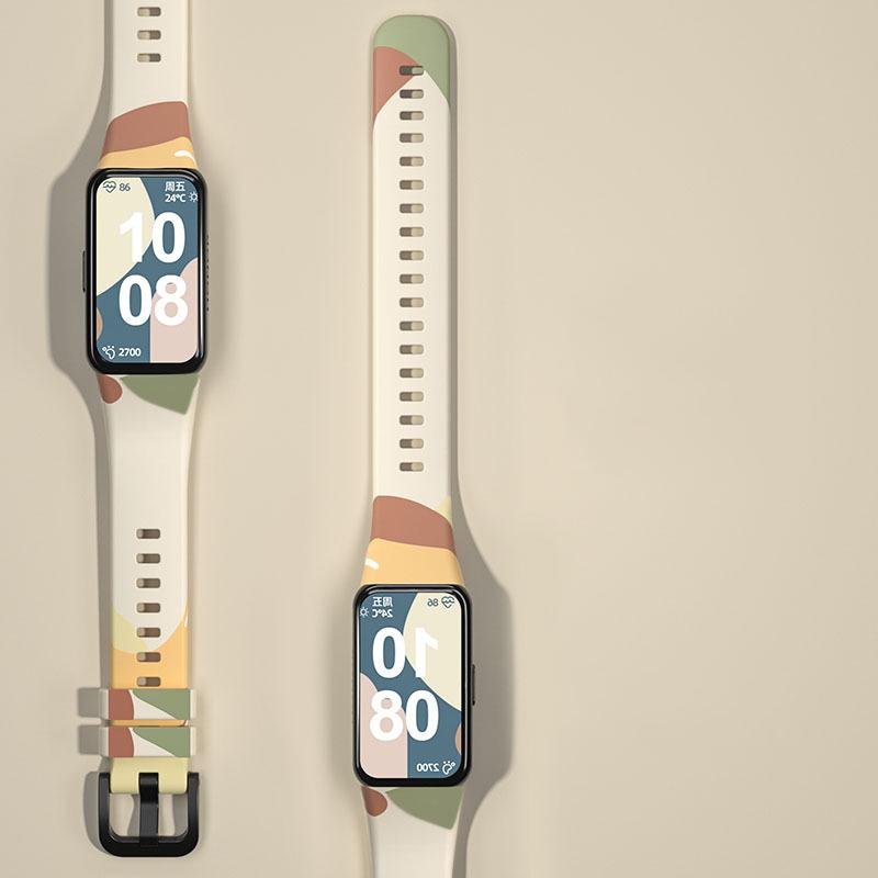 Morandi Strap for Huawei Band 7 6 6 Pro Honor Band 6 Smart Watch Replacement Bracelect Belt for Huawei Band 7 6 Wriststrap