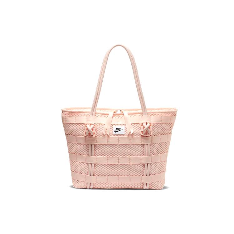 New Nike Air Tote Bag Polyester Tote Bag Shopping Bag Shoulder Bag Handbag Regular Women's Orange Pink CU2607-664