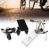 Electric Bike Brushless Controller M6C LCD Display 36/48V 500W ABS Aluminum Alloy Electric Bike Controller Set for 22.5mm Handlebar