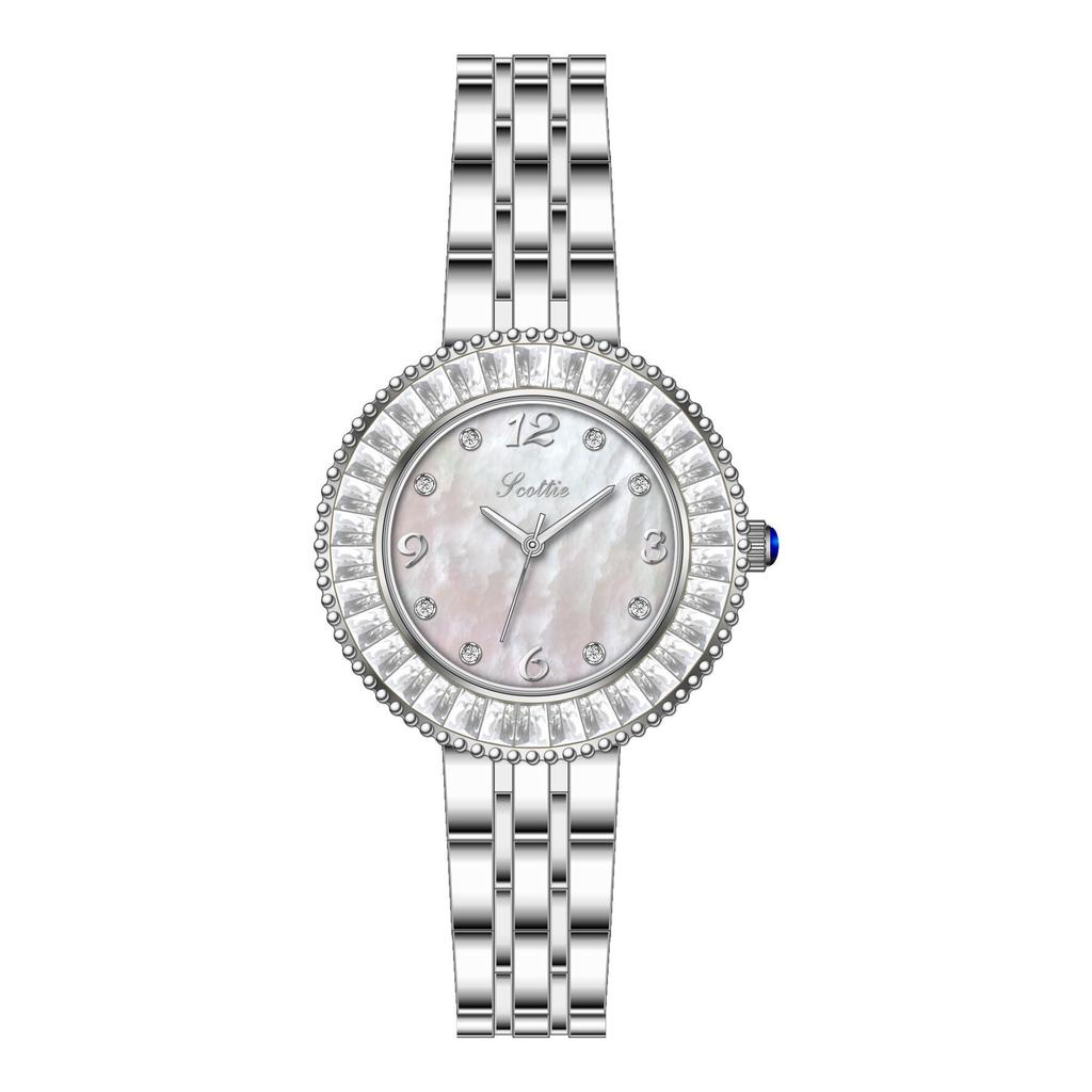 9691B Women'S Watch Steel Belt Full Of Diamonds Watch Women'S High Value