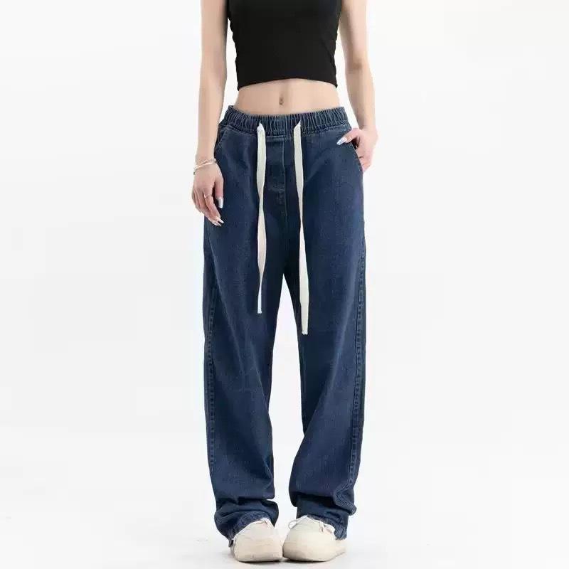 Unisex Thin Elastic Denim Jeans