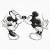 Disney Mickey Mouse Art 15cm x Made in Stylish Interior Living Room Minnie Mouse Monochrome Fabric Panel, 15cm, Small, Japan, Poster, Decor, Decor,