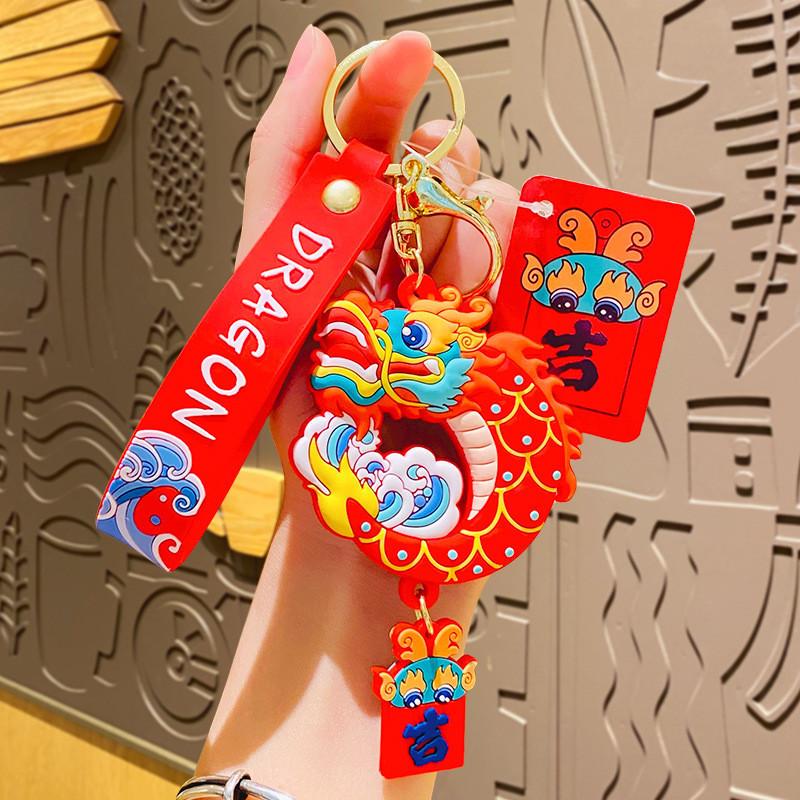 

Декоративный брелок Дракон ПВХ Цинковый сплав Идеально подходит для пар и подарков Дружба