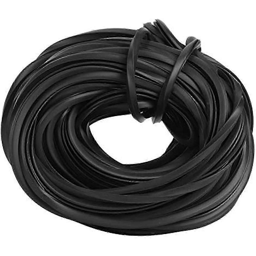 Rubber Strip Greenhouse Frameless Weather Stripping Door And Window Gasket Rubber Seals Glazing Line Accessories Supplies for Glass Sealing 18metres B