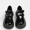 Plateauschuhe aus Leder mit dicker Sohle für Damen, neuer Stil, College-Stil, Schleife, süße Mary-Jane-Schuhe, flacher Mund, Einzelschuhe