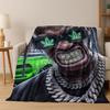 2026 New Legend Rappers Star Art Cartoon Hip Hop Flannel Blanket,Cozy Soft Throw Blanket for Home Bedroom Bed Sofa Cover Gift