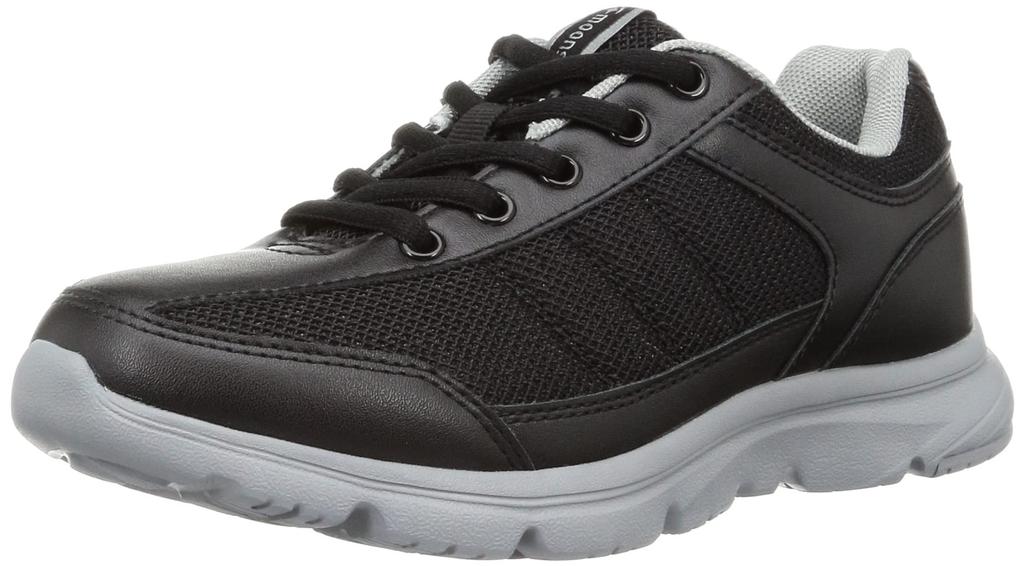 Moonstar SPLTS L101A Size 3E Women's Sneakers, Black, 23.5 cm,