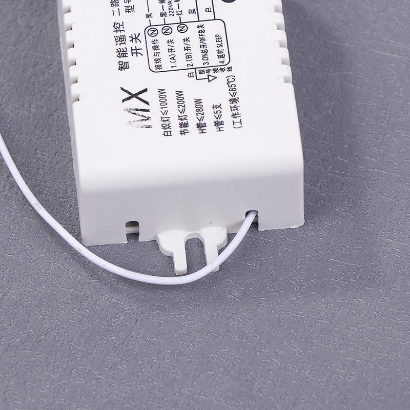 Bezdrátový dálkový ovladač vypínač světla 220V přijímač vysílač zapnuto/vypnuto digitální 2cestný nástěnný dálkový ovladač vypínač lampa