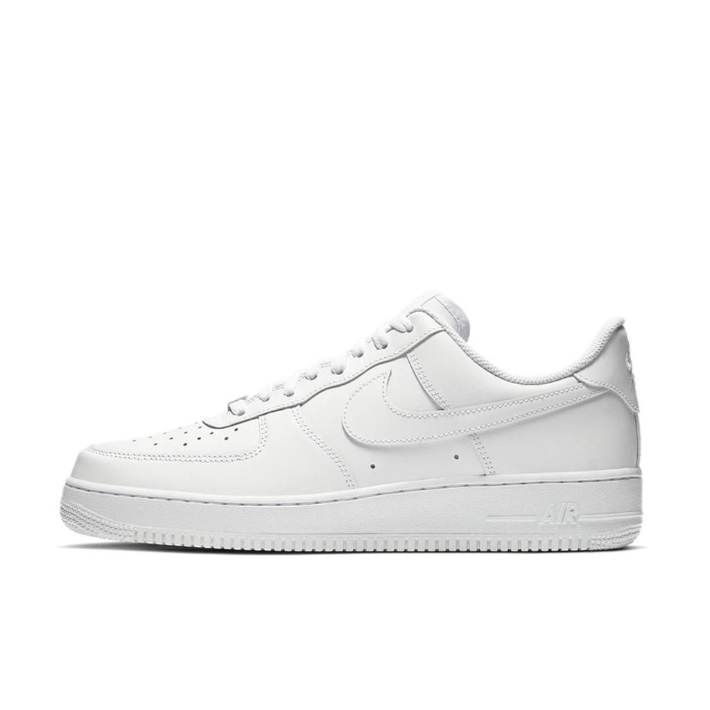 Nike Air Force 1 Coverage Slip Resistant Abrasion Resistant Low top Skateboard Shoes Unisex White DD8959-100(Team405-)