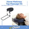 Massage Kopfstütz-Set Kopfstütze und Gesichtsstütze Verstellbare Kopfstütze Gesichtskissen Stütze für Massageliege Salon SPA