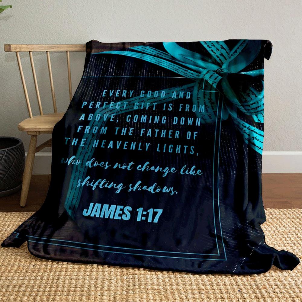 Turquoise ribbon with handwriting design on a textured, dark background. for all seasons blanket lunch break throw gift