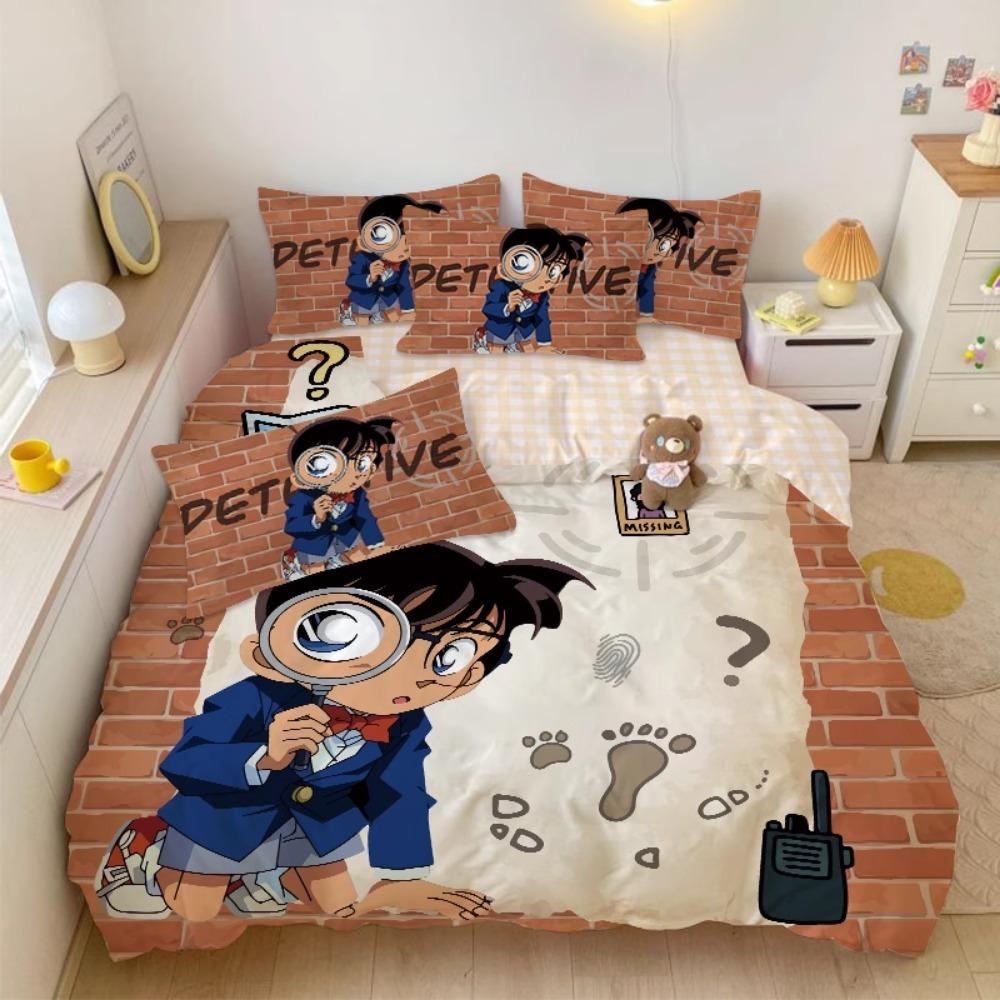 Anime Duvet Cover Pillowcase Bedding BoyGirl Bedroom Decoration Children-Gift Single Double Large SizeZip Duvet Cover