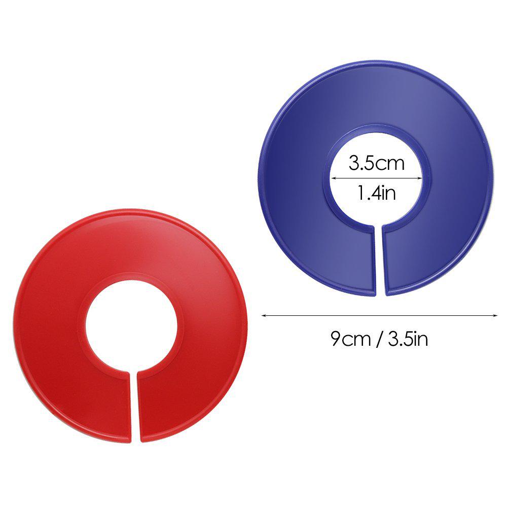 Colorful Round Divider Rings in Sizes XXS-XXXL, Customizable Printing Available
