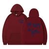 Unisex Übergroßer Kapuzenpullover Mit Kräftigem Buchstabenaufdruck Lässiger Pullover Herbst