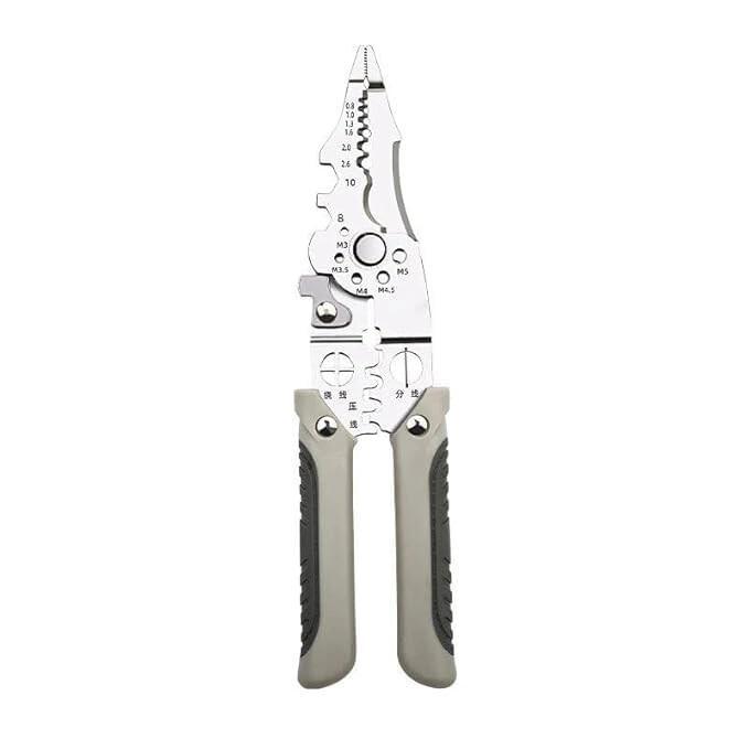 

@ All in 1 Stainless Steel Wire Puller Plier Cutting Pliers Stripping Tool Zr-2306-60%Off