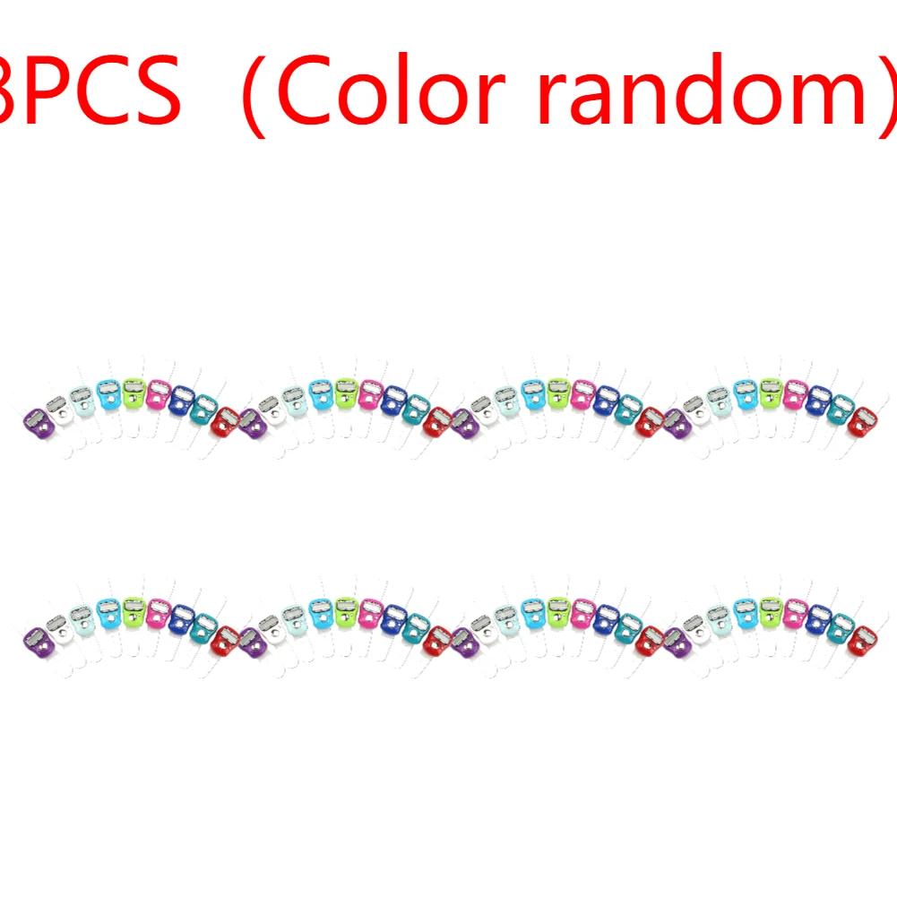 5-50PCS Row Tally Stitch Marker Pedometer Display Electronic Tally Counter Electronic Finger Counter Ring with LED Digital