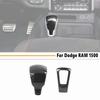 Car Gear Shift Knob Cover Trim For Dodge Ram 1500 21-26 Accessories Carbon Fiber