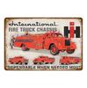Vintage Farm Tractor Metal Signage Tin Signage Metal Vintage Farmhouse Courtyard Wall Art Decoration Mural Aesthetics Gift