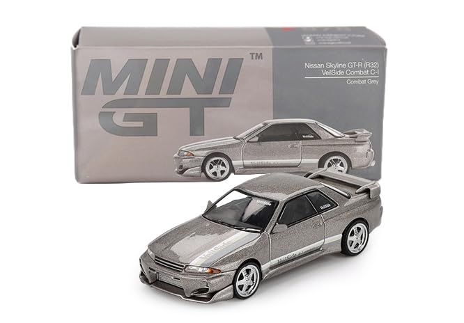 

MINI GT Scale Nissan Skyline R32 Veilside Combat Veilside Combat Gray Finished Product 1/64 GT-R C-I (Right-Hand Drive) MGT00971-R