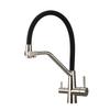 304 Stainless Steel 3-Way Kitchen Faucet with Purified Water Outlet