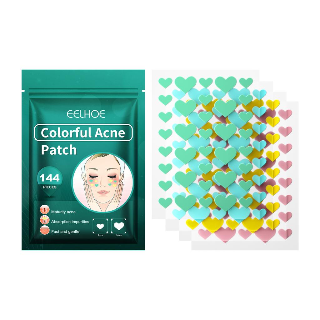 EELHOE 114 Patches Waterproof Acne Pimple Patch Stickers Acne Treatment Pimple Remover Tool Invisible Breathable Acne Patch Skin Care