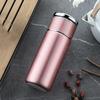 300/420ml Tea Separation Insulated Bottle, 304 Stainless Steel Vacuum Flask, Leak-Proof Tea Infuser Thermos for Office