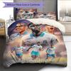 Marseille  Pattern Bedding Quilt Set Quilt Cover Pillowcase Home Decoration Birthday Gift (1 * duvet cover + 2 * pillowcase, without core)