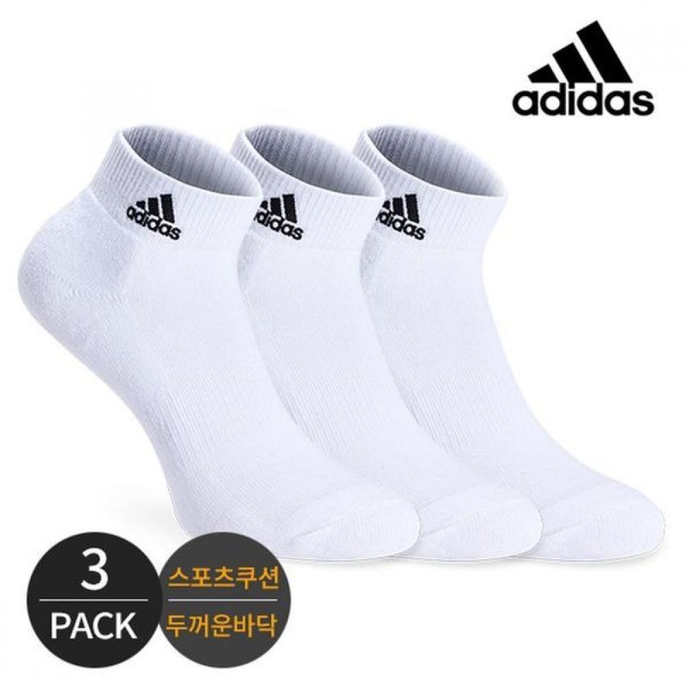 

Adidas Women s Cushion Embroidery Ankle Socks 3P WH 32000783