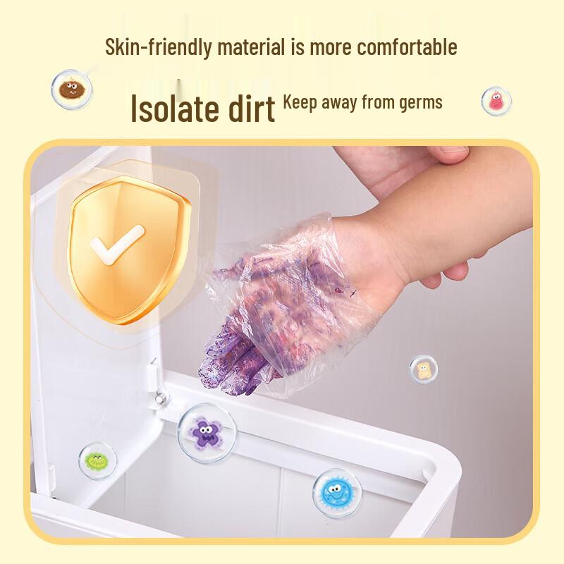 UO Disposable Kids Food-Grade PE Gloves, 200 Count