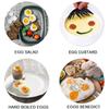 Stainless Steel Electric Egg Cooker Household 7 Eggs Capacity Egg Boiler Portable Automatic Eggs Steamer