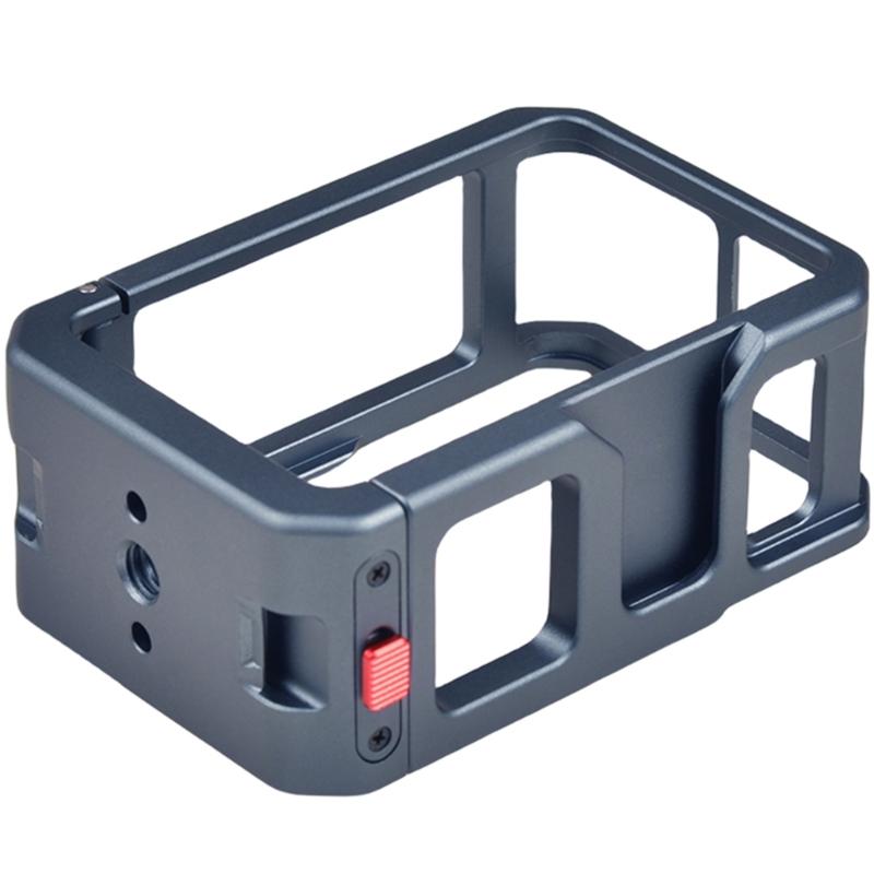 

Quick Release Cage For Action 3/4/5 Action Camera Mount With Cold Shoe Full Protective Frame Case Accessories серый