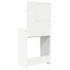 Bedroom Vanity Table with Shelf White 80 X 39.6 X 135 Cm